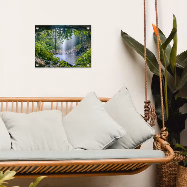 Tuinposter - Verborgen Waterval — 5