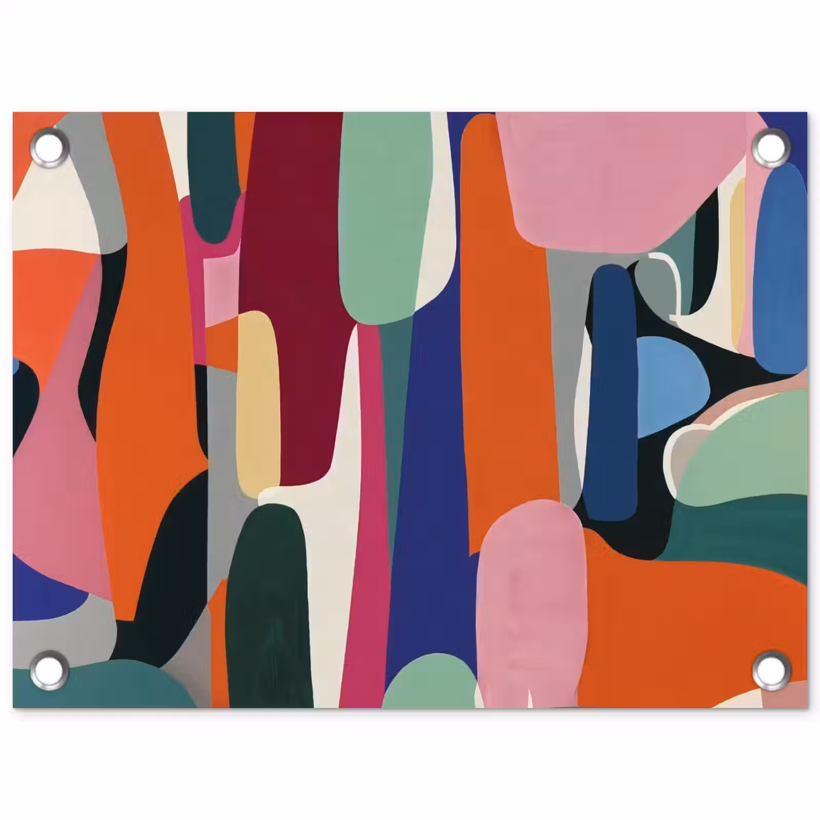 Tuinposter - Vormen - Ritmisch - Kleuren - Abstract — 1