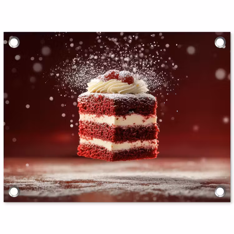 Tuinposter - Rode - Velvet - Taart - Eten — 1
