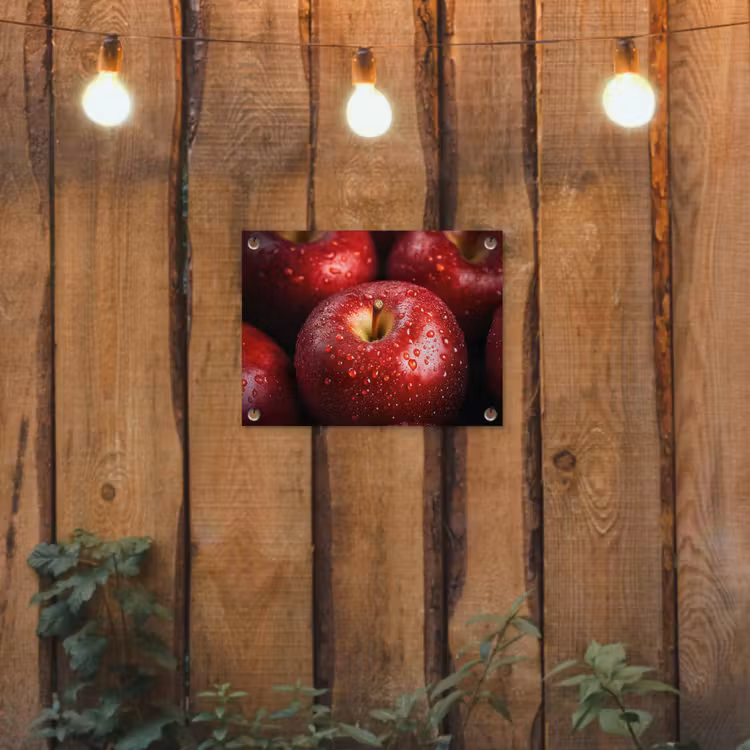 Tuinposter - Rood - Appels - Fruit — 2