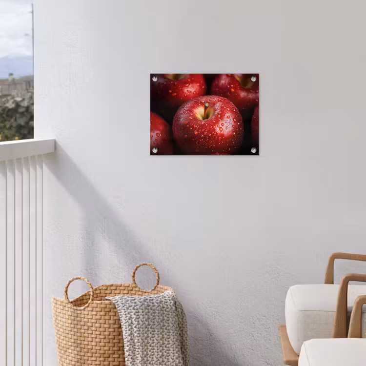 Tuinposter - Rood - Appels - Fruit — 3
