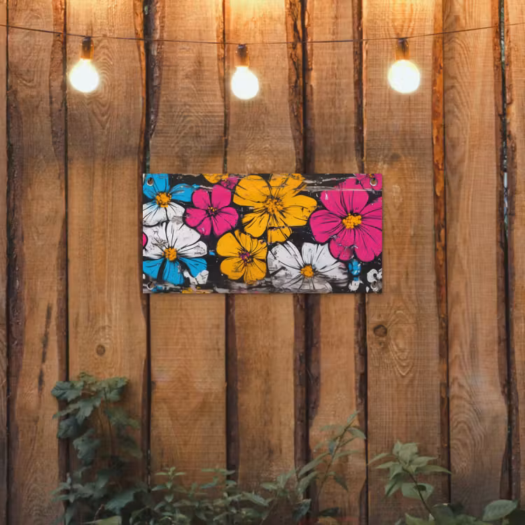 Tuinposter - Street Art - Bloemen - Mix — 2