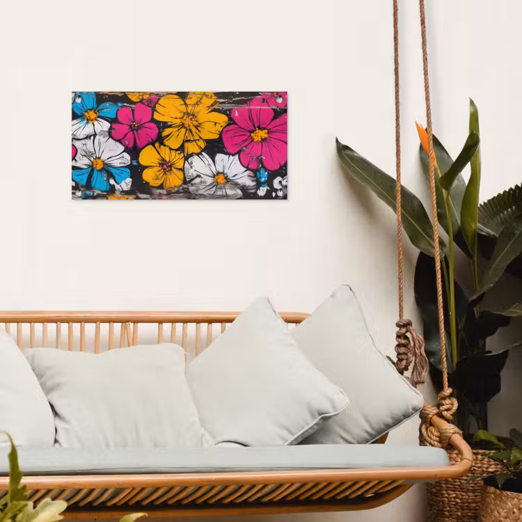 Tuinposter - Street Art - Bloemen - Mix — 5