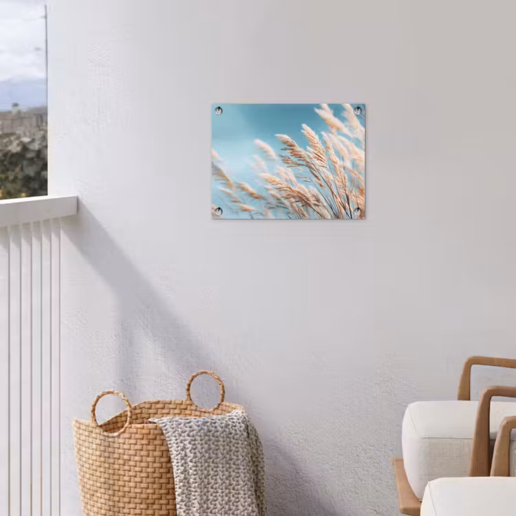 Tuinposter - Siergras - Wind - Lichtbruin — 3