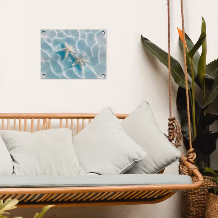 Tuinposter - Zeesterren - Golvend water - Rustgevend — 5
