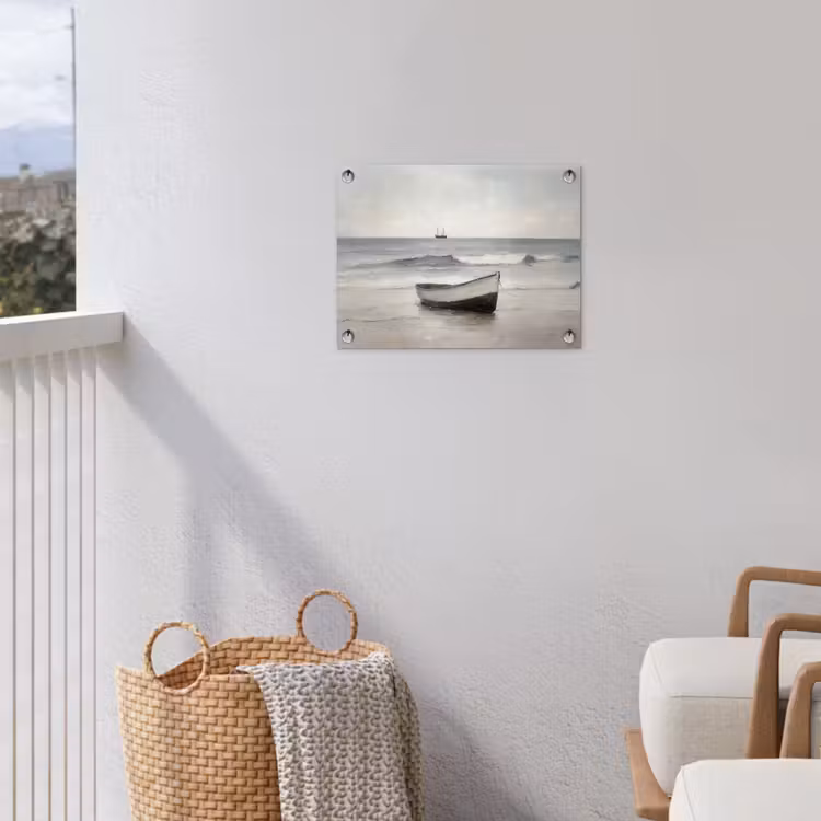 Tuinposter - Roeiboot - Zee - Horizon — 3