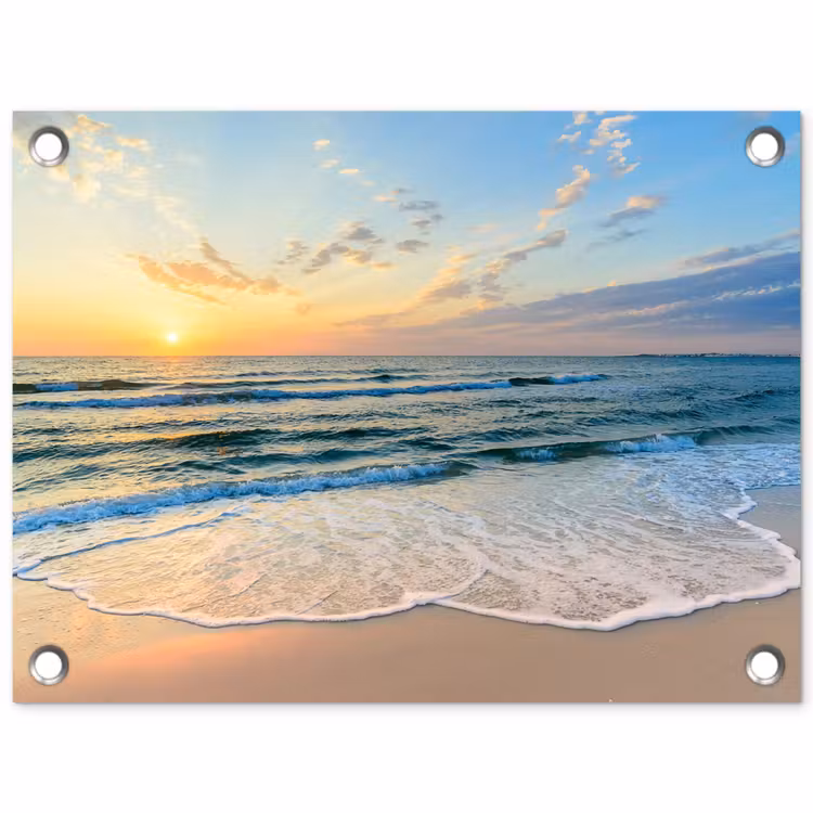 Tuinposter - Zonsondergang aan Zee — 1
