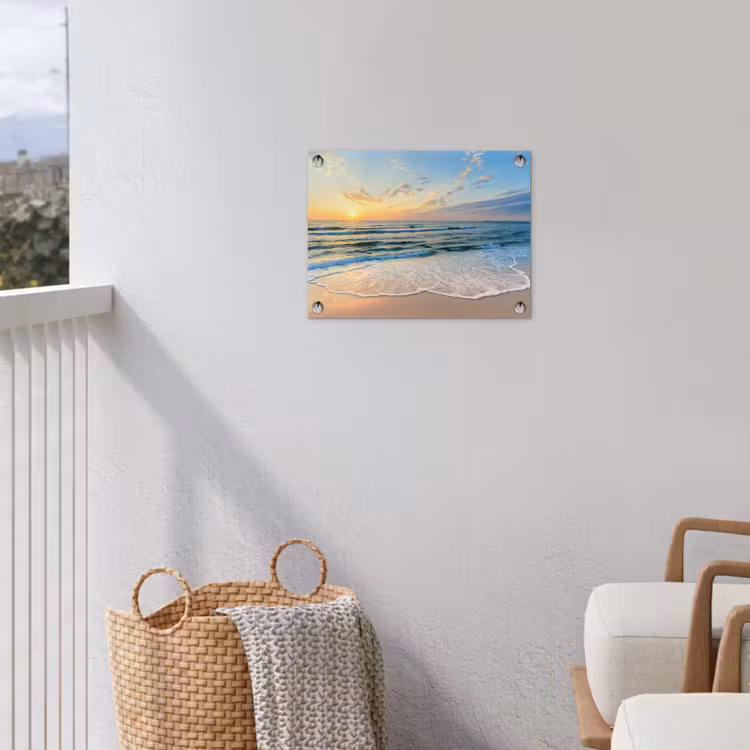 Tuinposter - Zonsondergang aan Zee — 3