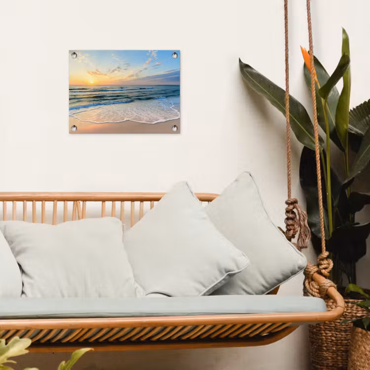 Tuinposter - Zonsondergang aan Zee — 5