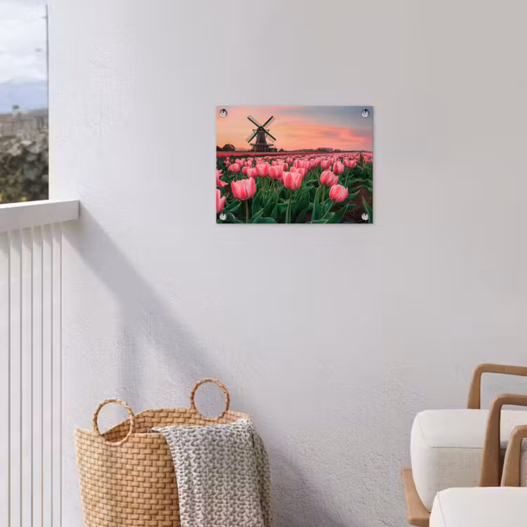 Tuinposter - Tulpen - Molen - Nederland — 3