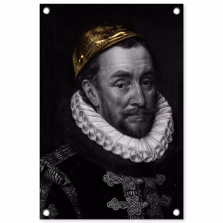 Tuinposter - Willem van Oranje - Adriaen Thomasz - Goud — 1