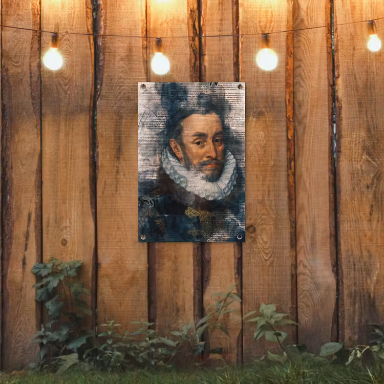 Tuinposter - Willem van Oranje - Adriaen Thomasz - Krant — 2
