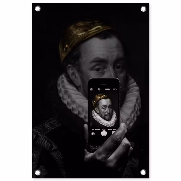 Tuinposter - Willem van Oranje - Adriaen Thomasz - Smartphone — 1