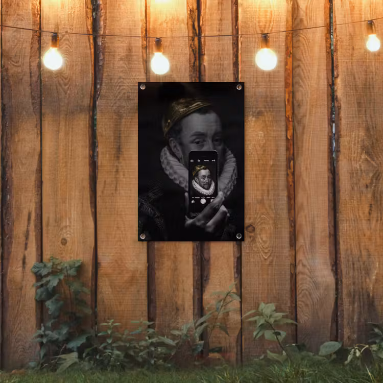 Tuinposter - Willem van Oranje - Adriaen Thomasz - Smartphone — 2