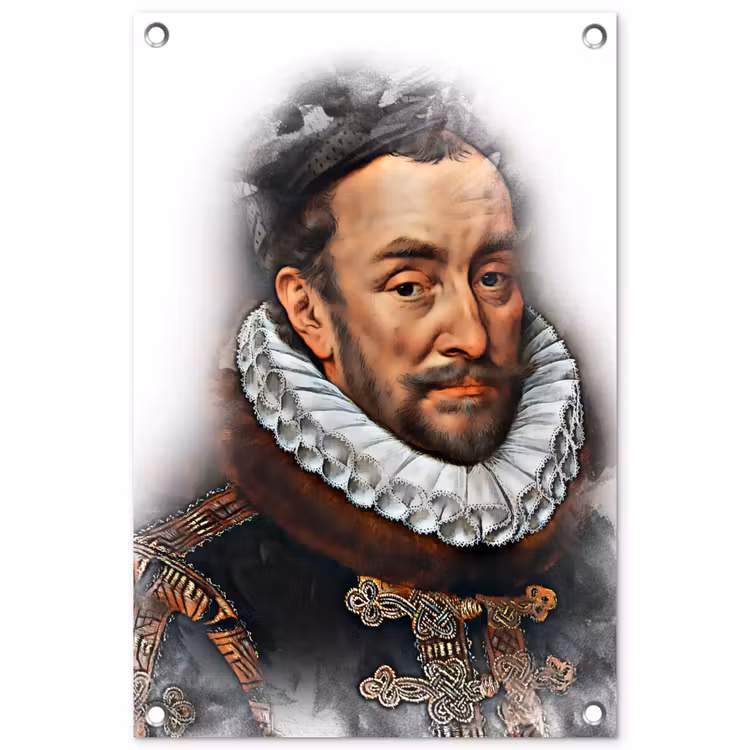 Tuinposter - Willem van Oranje - Adriaen Thomasz - Rook — 1
