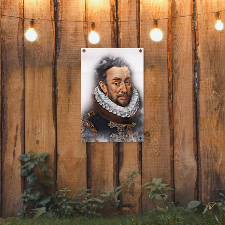 Tuinposter - Willem van Oranje - Adriaen Thomasz - Rook — 2