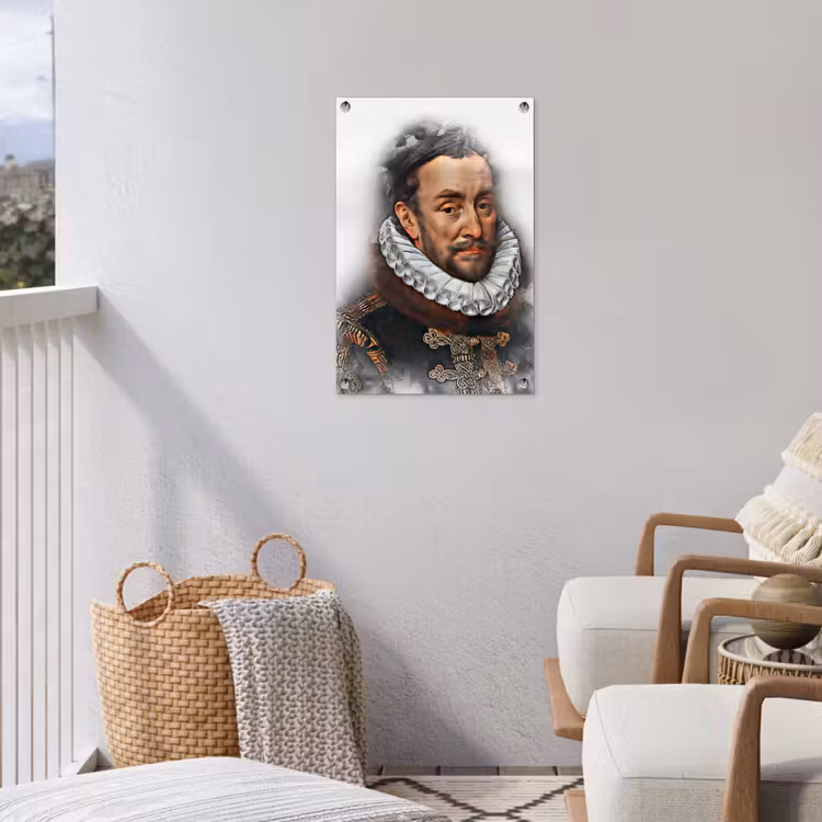 Tuinposter - Willem van Oranje - Adriaen Thomasz - Rook — 3