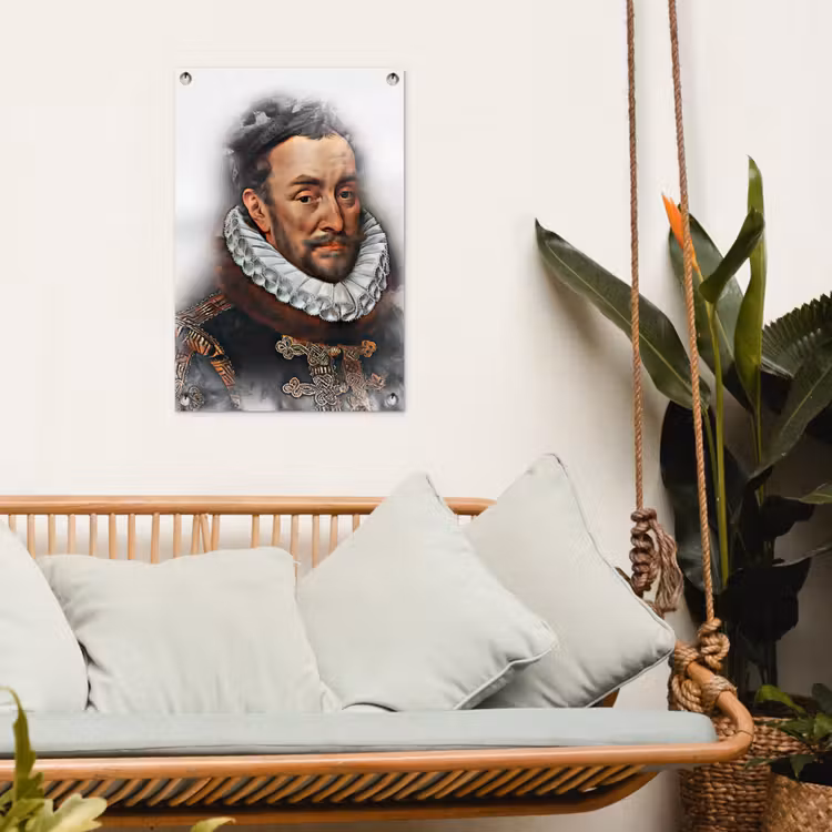 Tuinposter - Willem van Oranje - Adriaen Thomasz - Rook — 5