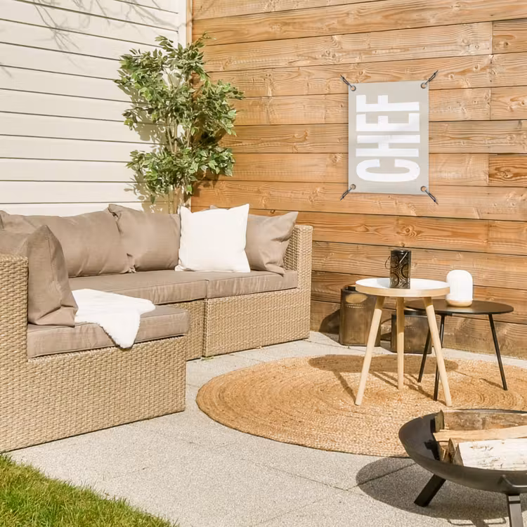 Tuinposter - Wit - Chef - Decoratie - Japandi — 4