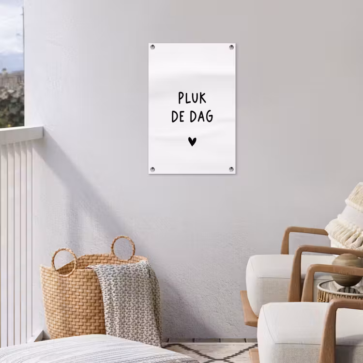 Tuinposter - Spreuken - Pluk de dag - Quotes - Carpe diem — 3