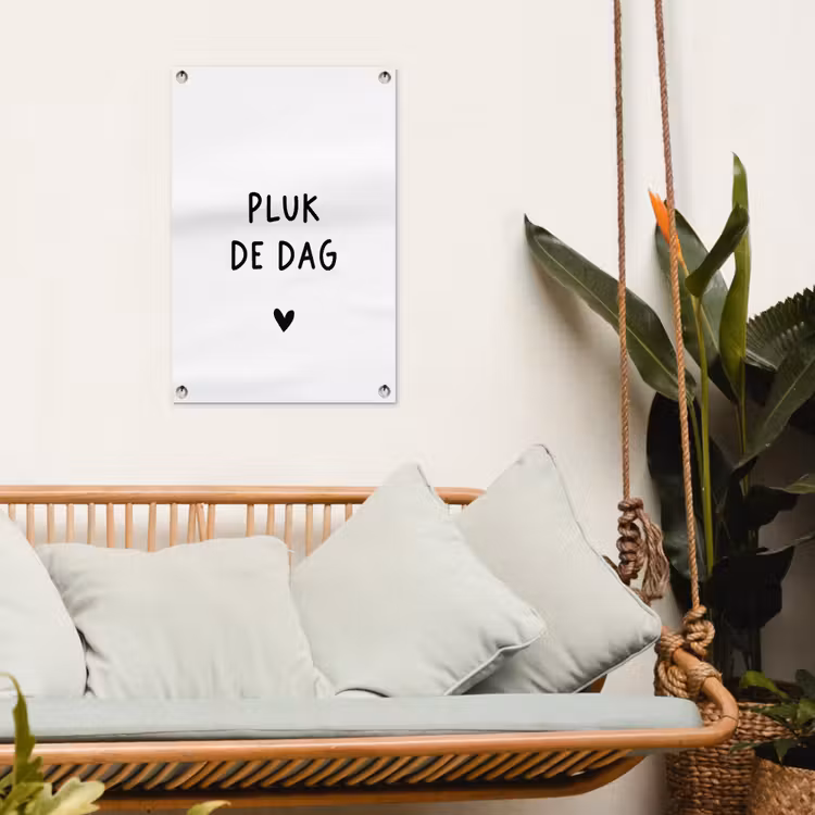 Tuinposter - Spreuken - Pluk de dag - Quotes - Carpe diem — 5