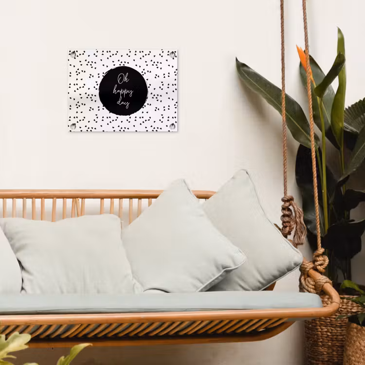 Tuinposter - Quotes - Tekst - Oh happy day - Geluk — 5