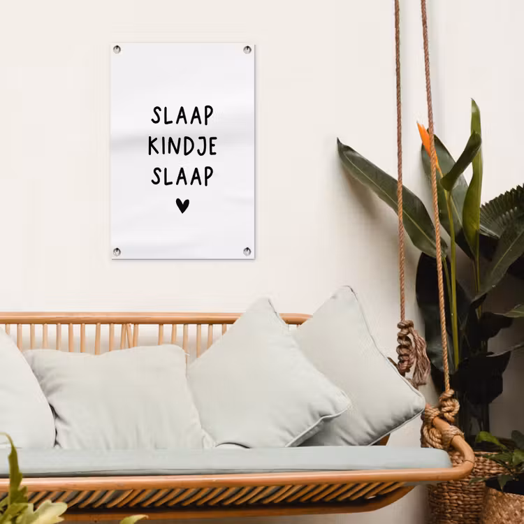 Tuinposter - Slaap kindje slaap - Spreuken - Quotes — 5