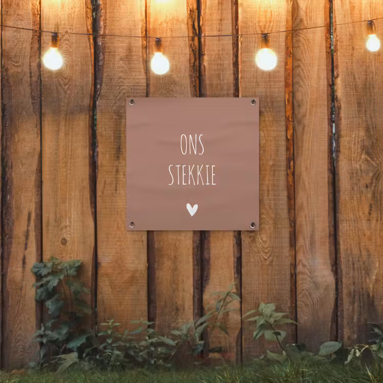 Tuinposter - Spreuken - Ons stekkie - Quotes — 2