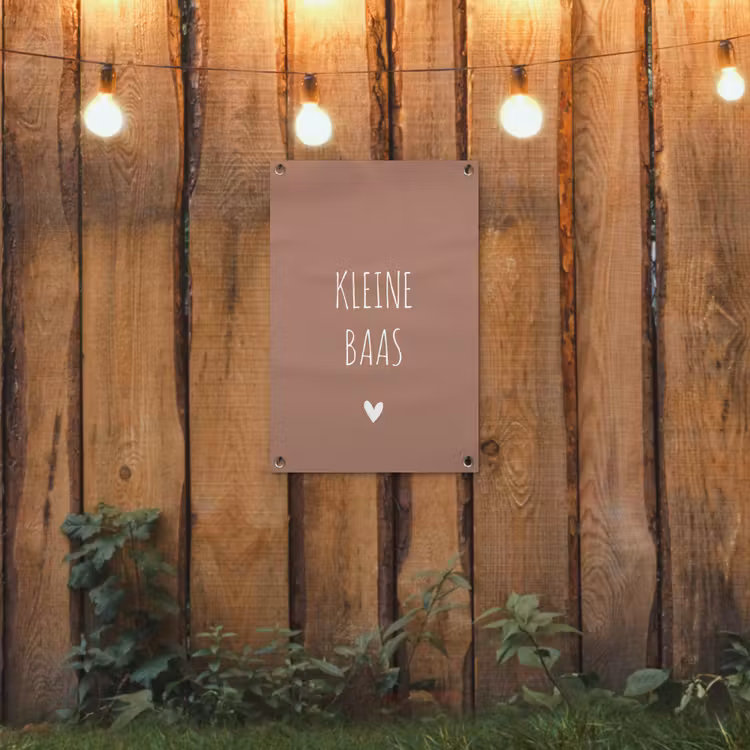 Tuinposter - Spreuken - Kleine baas - Quotes — 2