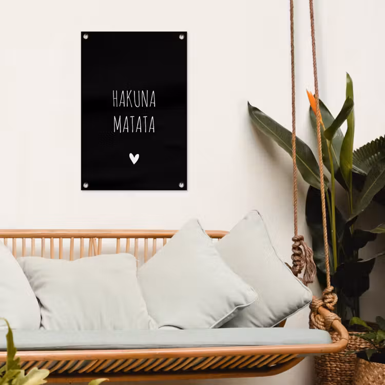 Tuinposter - Quotes - Spreuken - Hakuna matata — 5