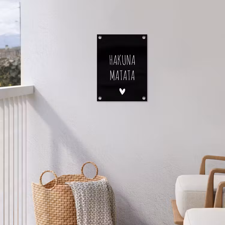Tuinposter - Spreuken - Hakuna matata - Quotes — 3