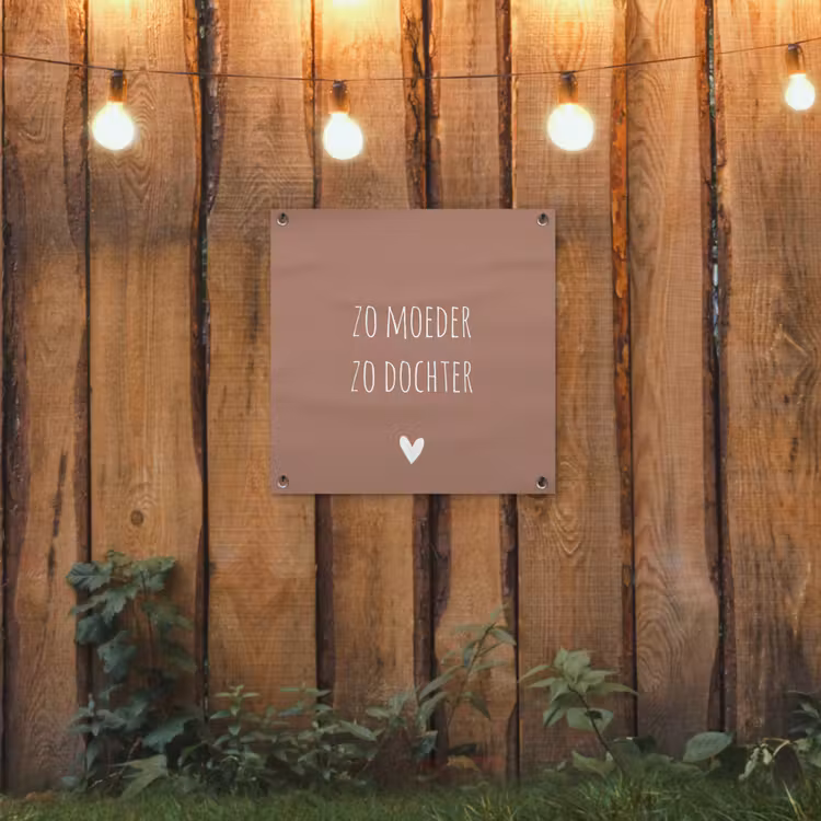 Tuinposter - Spreuken - Zo moeder zo dochter - Mama - Dochter - Quotes — 2