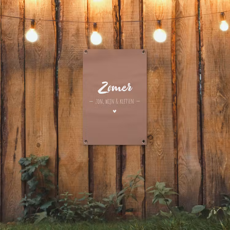 Tuinposter - zomer-roze-2-3 — 2