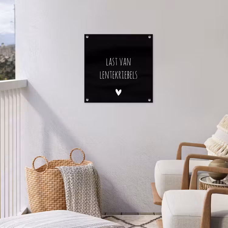 Tuinposter - Quotes - Spreuken - Lentekriebels — 3