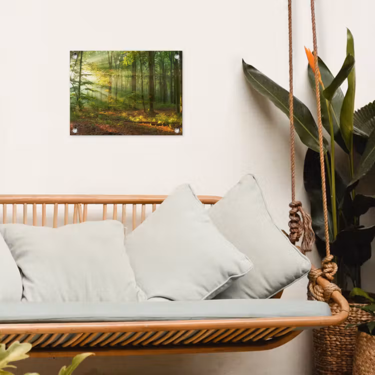 Tuinposter - Zon - Bos - Bomen - Natuur - Herfst — 5
