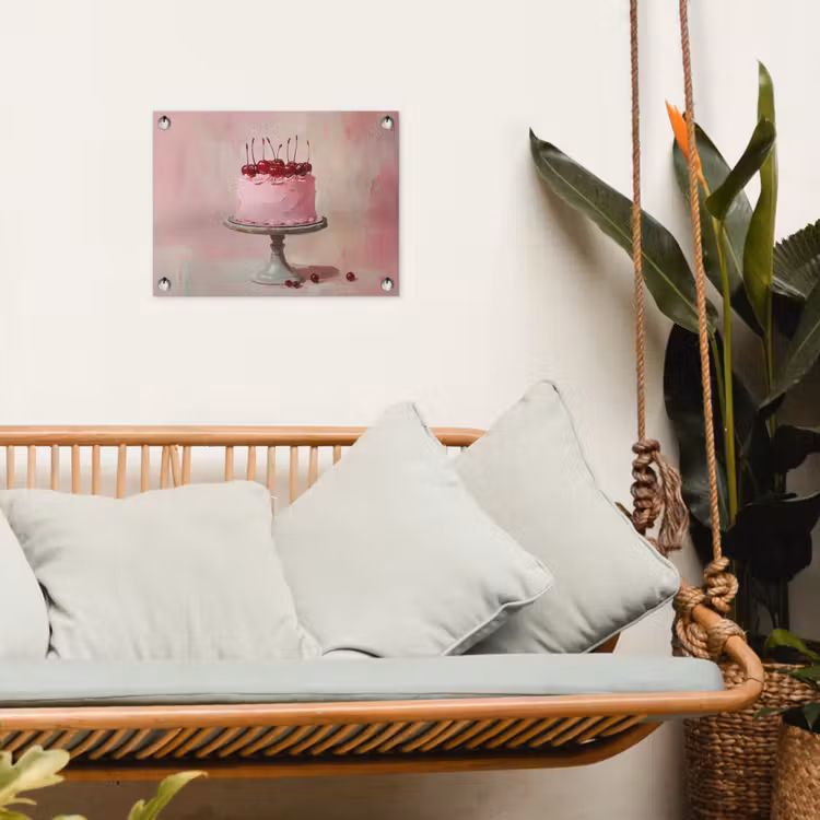 Tuinposter - Taart - Pink - Cherry — 5