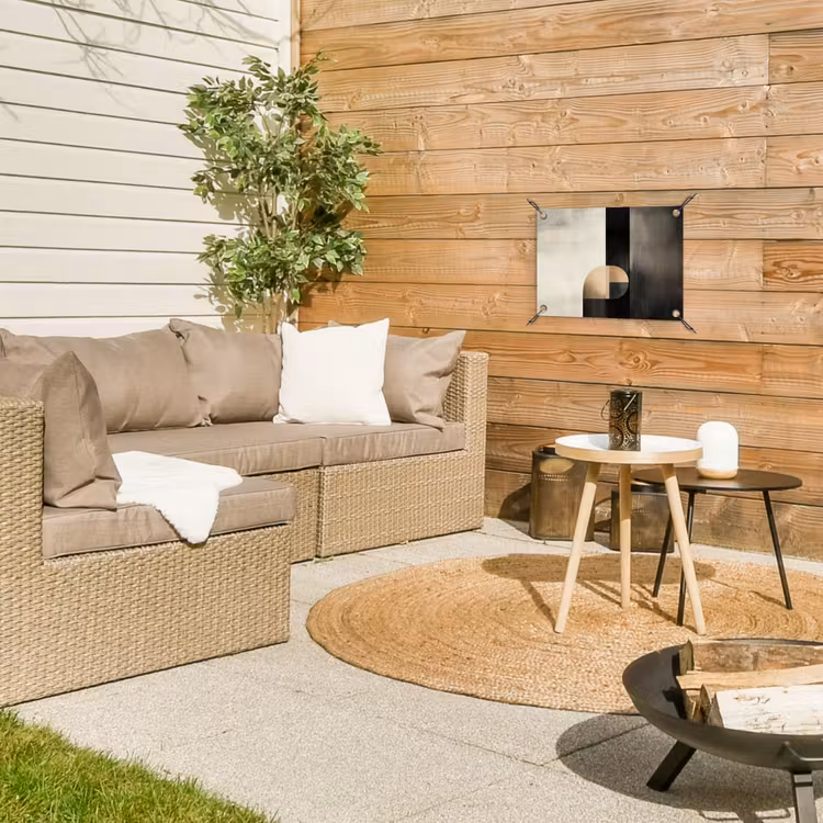 Tuinposter - Vormen - Modern - Zwart — 4