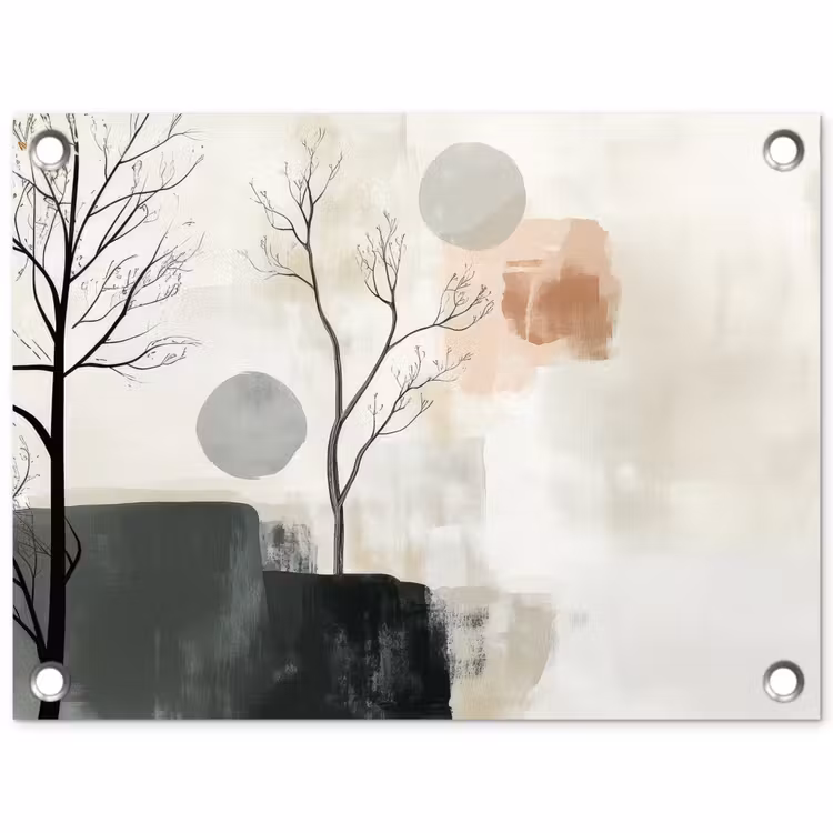 Tuinposter - Wabi sabi - Beige - Plant — 1