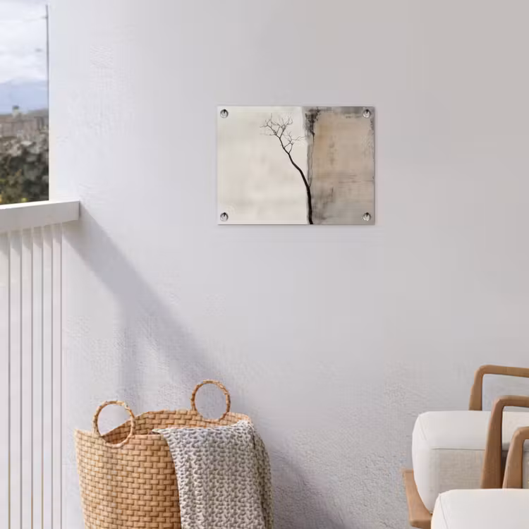 Tuinposter - Wabi sabi - Plant - Beige — 3