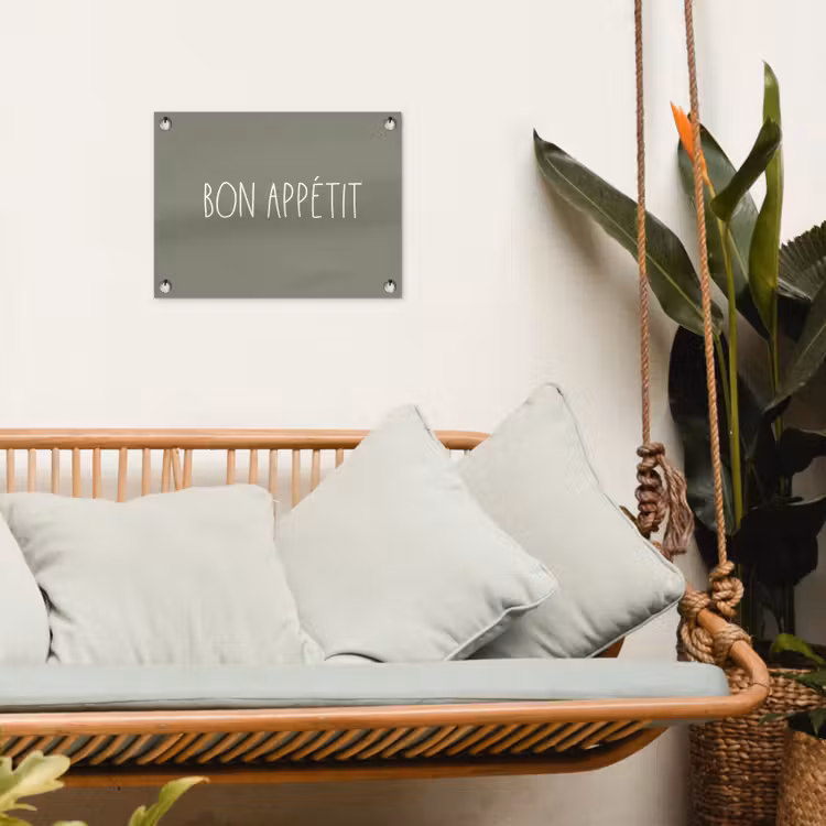 Tuinposter - Spreuken - Bon appétit - Quotes - Eet smakelijk - Eten — 5