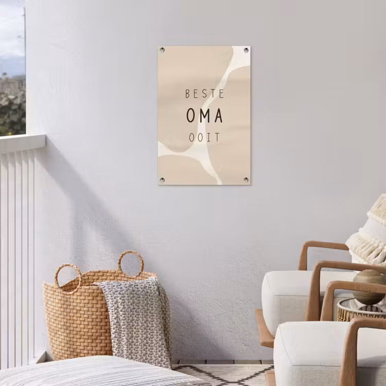Tuinposter - Spreuken - Beste oma ooit - Quotes - Oma — 3