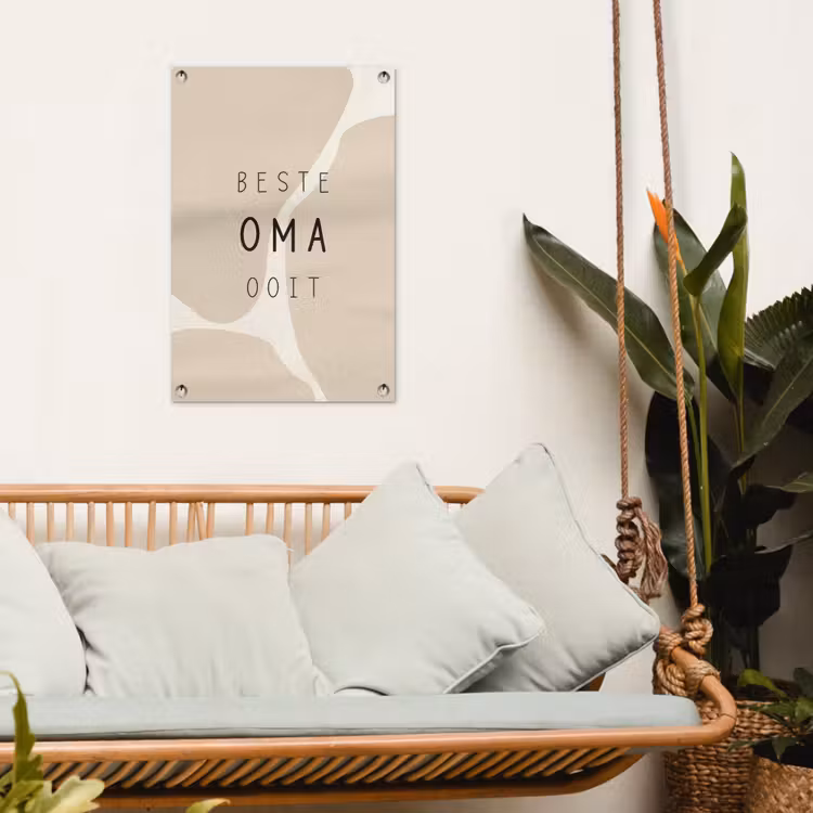 Tuinposter - Spreuken - Beste oma ooit - Quotes - Oma — 5
