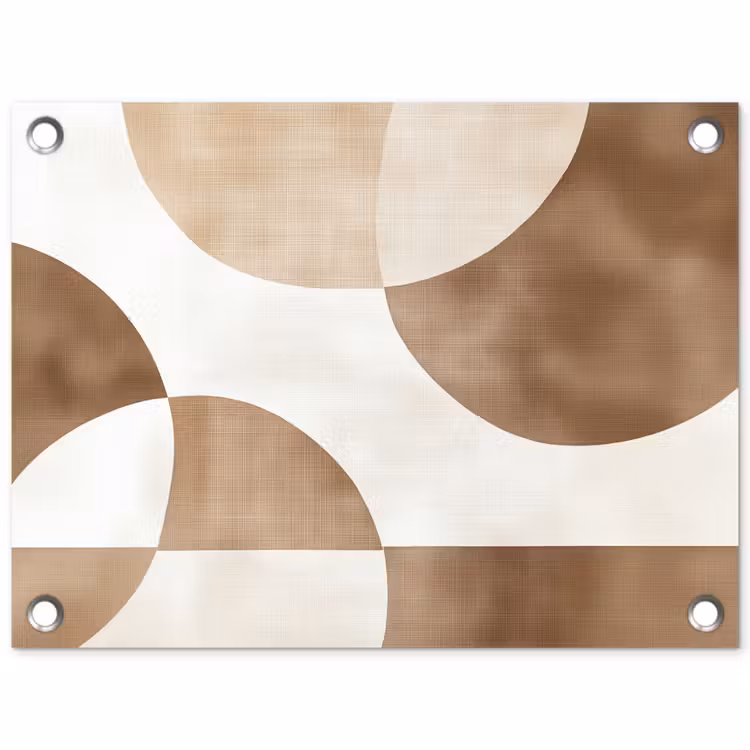 Tuinposter - Snijdende cirkels - Overlappende vlakken — 1