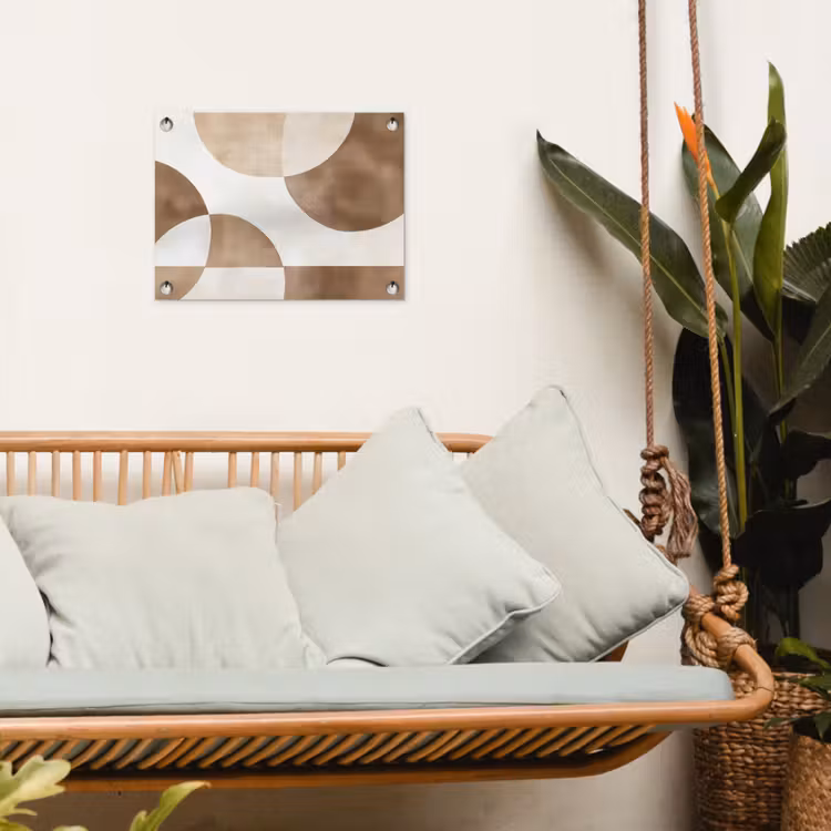 Tuinposter - Snijdende cirkels - Overlappende vlakken — 5