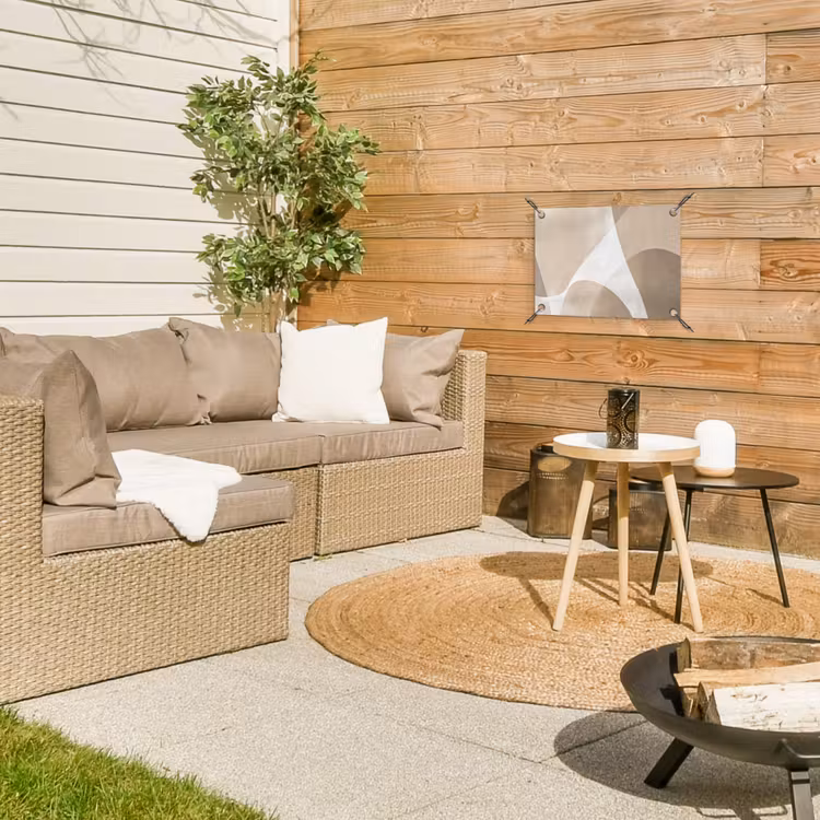 Tuinposter - Vloeiende vlakken - Harmonieus - Golvend — 4