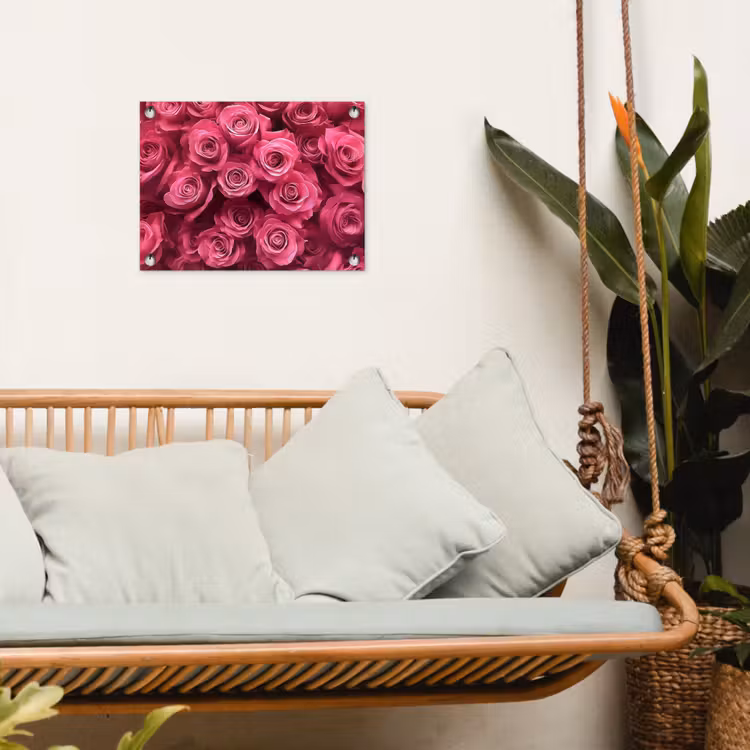 Tuinposter - Rozen - Pink - Bloem — 5