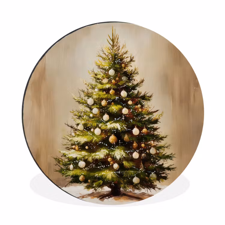 Wandcirkel - Aluminium - Kerst - Sfeer - Groen — 1