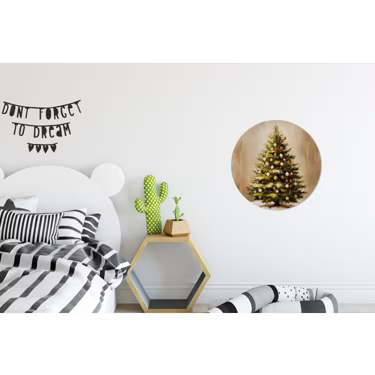 Wandcirkel - Aluminium - Kerst - Sfeer - Groen — 5