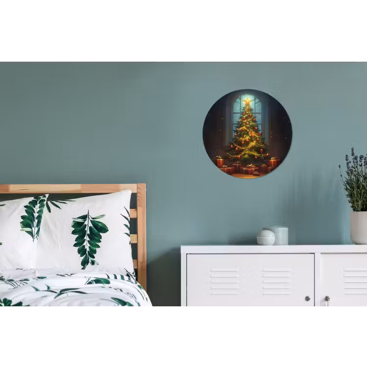 Wandcirkel - Aluminium - Kerstboom - Cadeau - Kerst - Winter — 4