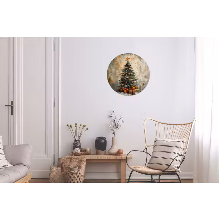 Wandcirkel - Aluminium - Kerstboom - Vintage - Kerst - Cadeau — 2